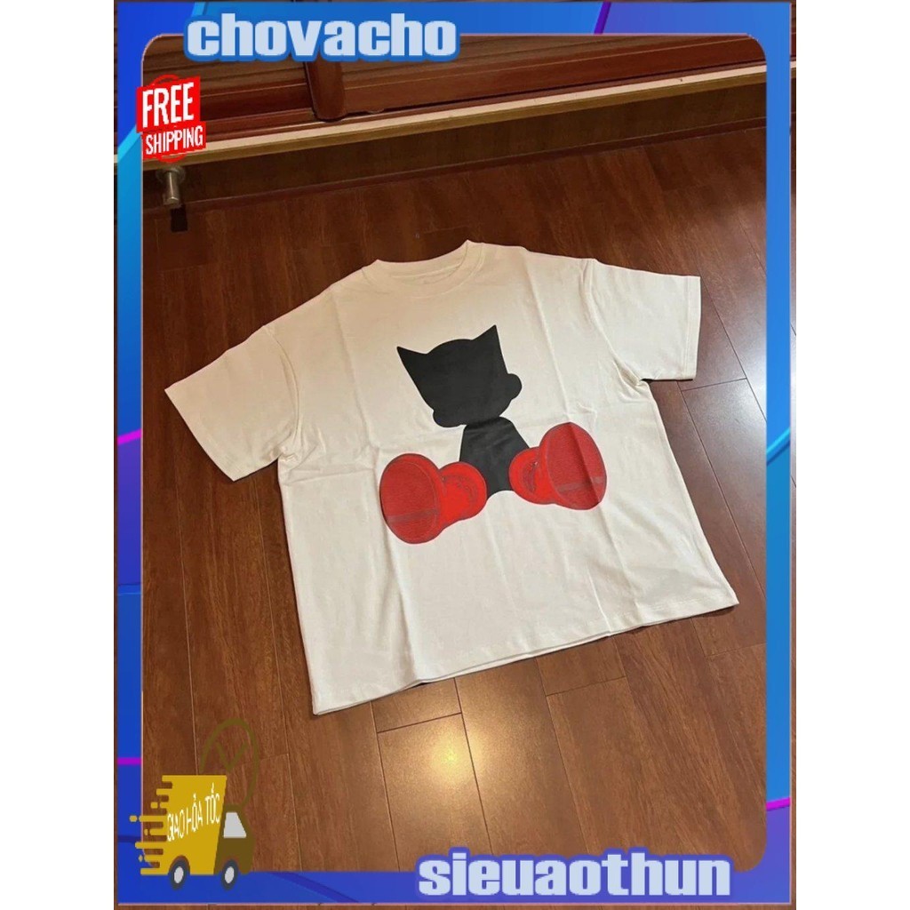 Áo thun Stee Cổ tròn in BLACKMIU ICVCVNI Unisex
