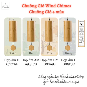 Chuông gió - Wind Chimes âm thanh 4 mùa êm dịu - Amrita