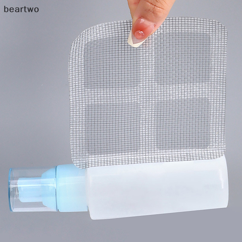 < Beartwo > 1 / 10 Cái Miếng Dán Thoát Nước Sàn Dùng Một Lần Vòi Hoa Sen Thoát Tóc Bắt Nắp Bồn Rửa Lọc Tóc Lọc Lưới Lọc Miếng Dán Đẹp