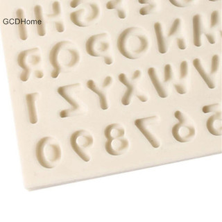 Gcdhome Silicone Chữ Số Fondant Khuôn Bánh DIY Sugarcraft Sô Cô La Nướng Trang Trí HOT