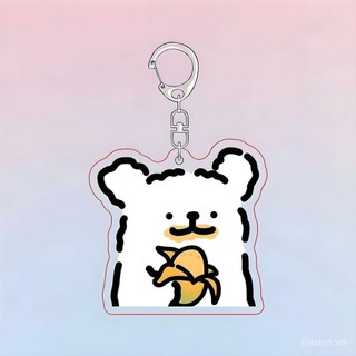 [Móc khóa] Móc khóa hình rồng lửa xoài, móc khóa Acrylic cho chó con, ba lô cặp đôi, đồ trang trí bạn gái dễ thương hoạt hình, đồ trang trí nhỏ, đồ trang trí UIBT