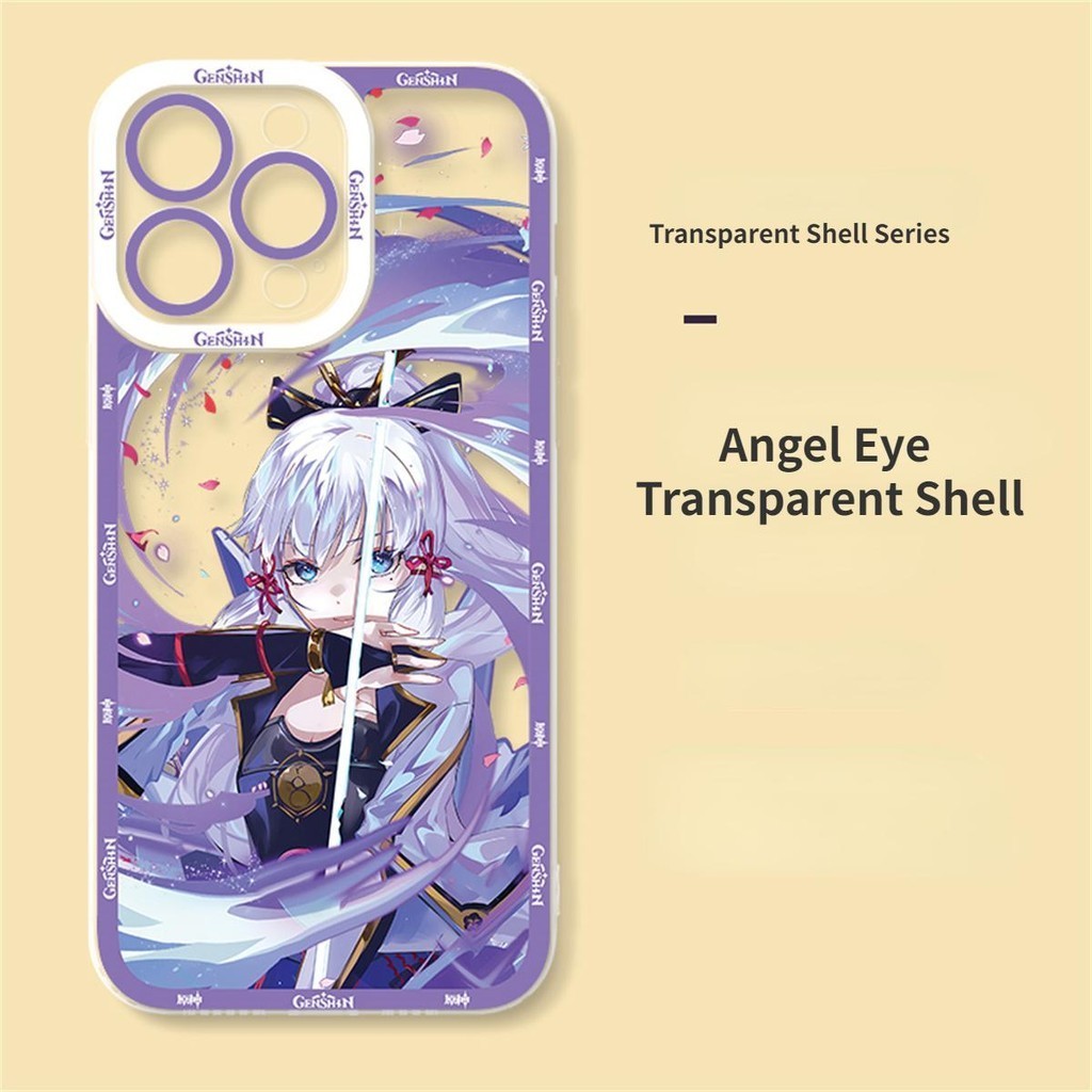 Ốp Lưng Cho Redmi Note 13 Pro 4G 5G A3 A1 A2 Plus Redmi 13 8 9 K40 POCO F3 Vỏ Genshin Impact Game Silicone Anime Hoạt Hình Chống Sốc Trong Suốt TPU Mềm Mại