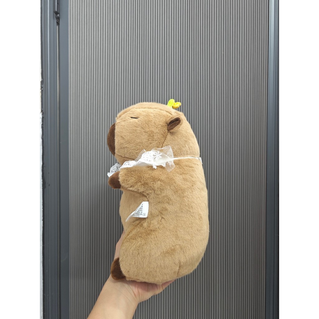 Capybara Chong Chóng Dễ Thương Gấu Bông Capybara Mũ Chong Chóng Chuyển Động Quay Capybara Đầu Hoa Mẫu Mới