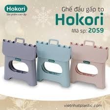 Ghế Gấp Gọn Hokori Nhựa Việt Nhật Mẫu Mới - Chất Nhựa Siêu Bền Bỉ