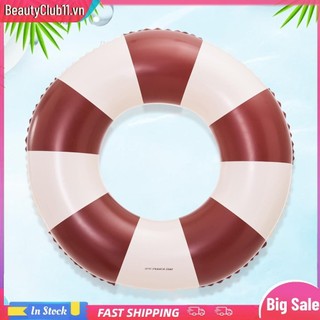Vòng bơi bơm hơi PVC Phao bể bơi sọc chống rò rỉ cho bãi biển bể bơi