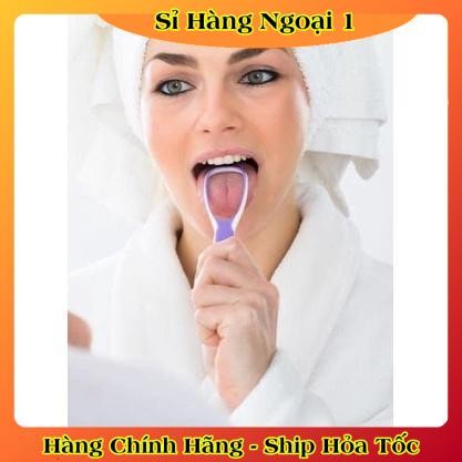 Cây cạo lưỡi, vệ sinh lưỡi Dontodent bằng nhựa, cao cấp, cho người lớn của Đức - Đủ Bill