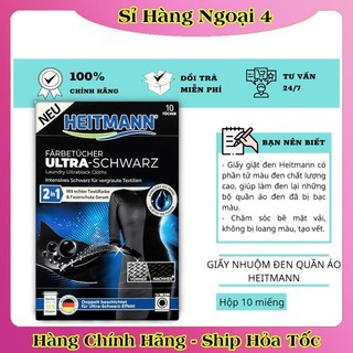 Giấy nhuộm đen quần áo Heitmann Wasche Schwarz Tucher hàng Đức -Mẫu mới nhất