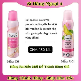 (ĐỦ BILL CÓ CHE TÊN) BỌT CẠO LÔNG BALEA CHO TOÀN THÂN VÀ BIKINI ĐỨC