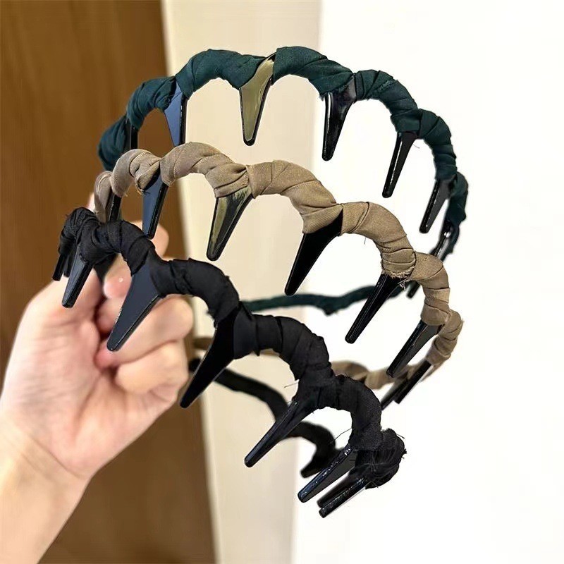 Bờm Cài Tóc Rửa Mặt Chống Trơn Trượt Tạo Kiểu Phồng Tóc Xinh Xắn Phụ Kiện Tóc Empoli