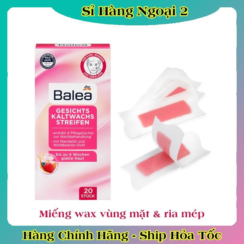 Miếng tẩy lông mặt, ria mép, lông mày, bikini Balea của Đức - Date mới Đủ Bill (Shop có che tên SP)