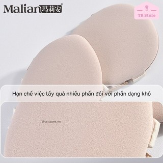 Mút cushion giọt nước Malian gấu nâu kèm hộp đựng
