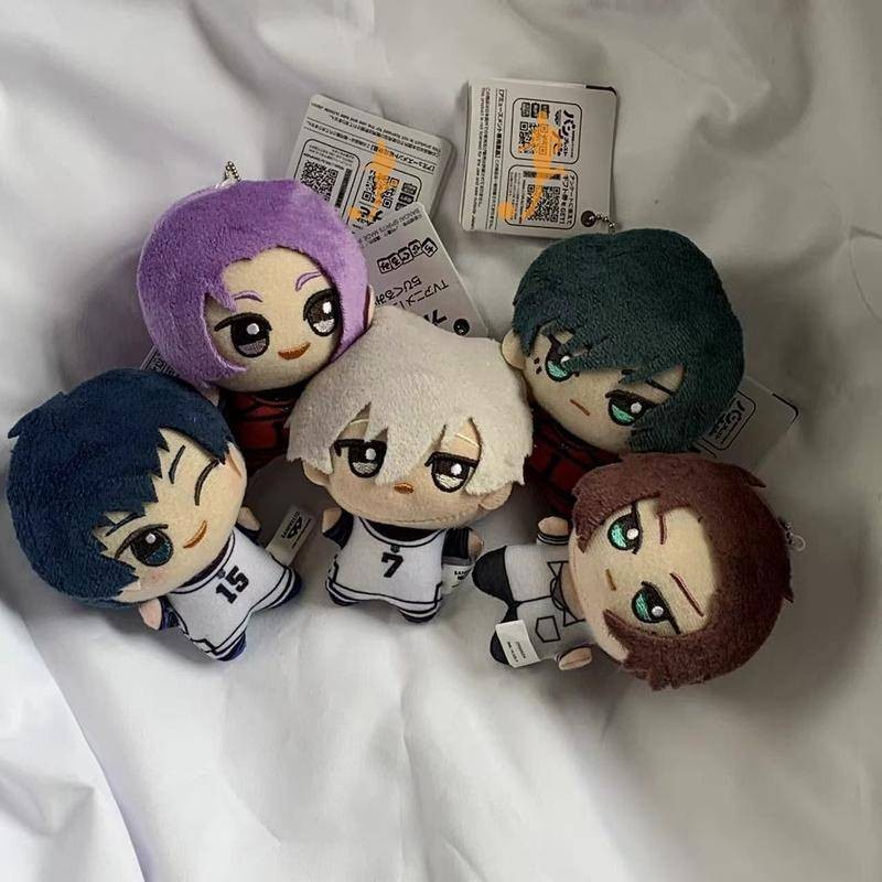 Anime Blue Lock Plush Pendant Cute Doll Nagi Seishiro, Rin Itoshi Plushie Keychain