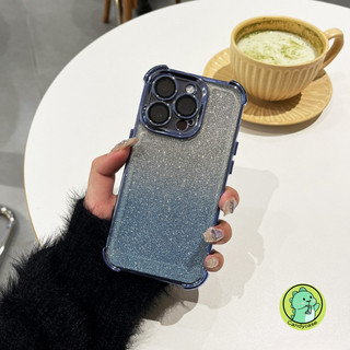 Ốp Lấp Lánh Cho OPPO A97 A96 A76 A9 A5 2020 A79 A78 A74 A58 A58X A57 A38 A18 A17 A17K A16 A16s A15 A15s 5G 4G Sang Trọng Mạ Màu Gradient Túi Khí Chống Sốc Vỏ Điện Thoại Mềm