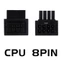 Btsg Mainboard CPU 8pin Bộ Chuyển Đổi Nguồn 8Pin Đầu Nối Nguồn CPU 8pin 90 Độ Lái
