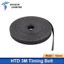 10Meter HTD-3M Mở Thời Gian Đai Chiều Rộng 15mm 20mm Dây Truyền PU Dây Đeo Đồng Bộ 3M Cho Máy Cắt Khắc Laser Co2