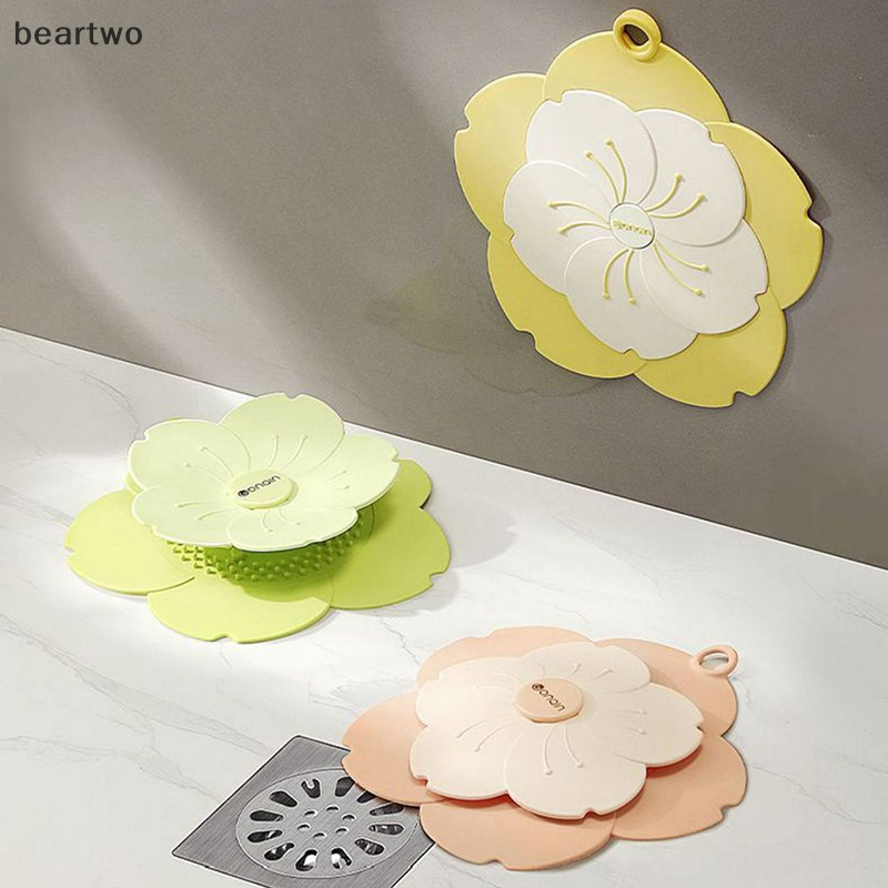 < Beartwo > Tấm thoát nước sàn phòng tắm Tấm lót chống mùi Bồn rửa nhà bếp Máy lọc sàn Nước Nút chặn tóc Thảm khử mùi Phụ kiện phòng tắm Đẹp
