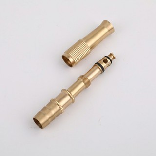 Đầu vòi xịt tăng áp lực nước mini Vòi xịt nước tăng áp đa năng bằng đồng tưới cây rửa xe cực mạnh kèm đai siết ống SUNND
