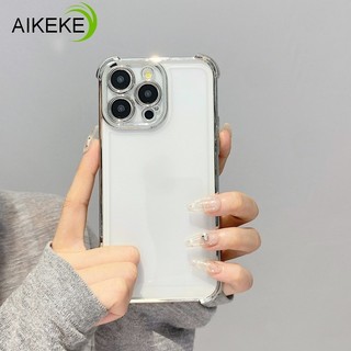 Có Vỏ Túi Khí Tương Thích Cho Vivo X100 X100S X90 X80 Pro X70 X60 IQOO Neo9 8 Pro Z9 Turbo Z9X Ốp Lưng Mạ Sang Trọng Trong Suốt Mềm Chống Sốc Cặp Đôi Điện Thoại