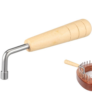 Lyre Harp Điều Chỉnh Cờ Lê Tuner Lever Cổ Điển Lyre Tuner Công Cụ Điều Chỉnh Tay Cầm Bằng Gỗ Tay Cầm Điều Chỉnh Công Cụ Cờ Lê Góc
