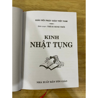 Sách - Kinh Nhật Tụng ( Bìa da) - Ht Thích Minh Thời