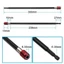 YYlingx Thanh nối dài tuốc nơ vít YYLINGX, Thanh nối dài tự khóa tay cầm dài 300mm, Phụ kiện dụng cụ di động Phát hành nhanh Thanh nối dài mũi vít hình lục giác