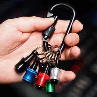 SAVORBOX 6 Cái Móc Chìa Khóa Adapter Mũi Khoan, Chân Lục Giác Cầm Tay Tua Vít Giá Đỡ, Trọng Lượng Nhẹ Thay Đổi Nhanh Thanh Nối Dài Dụng Cụ Cầm Tay Ngoài Trời