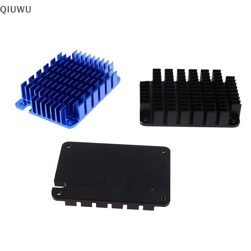 Tản nhiệt hợp kim nhôm QIUWU cho mô-đun tính toán Raspberry Pi 4 CM4,55 * 40 * 5 / 55 * 40 * 11MM.