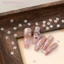 50 Chiếc Giáng Sinh Bông Tuyết Kim Loại Móng Tay Nghệ Thuật Kim Cương Giả Trang Trí Trang Sức Làm Móng Tay Xmas Bộ Đồ Trang Trí [Làm Đẹp]