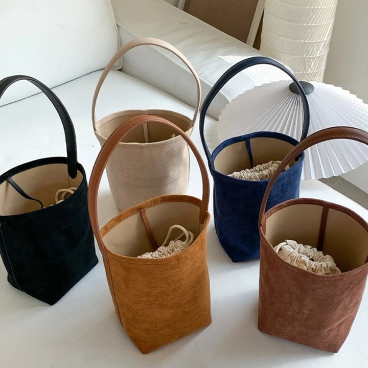 Women's Korean-Style Bucket Bag – for Work – 4