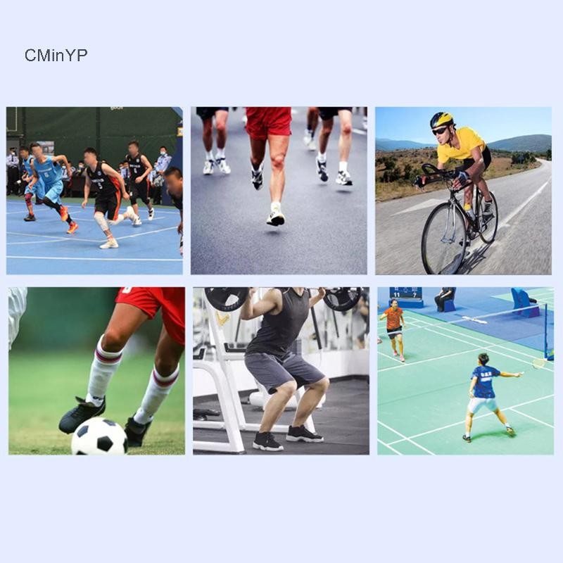 Cminyp Thể Thao Nén Miếng Lót Đầu Gối Đàn Hồi Bảo Vệ Đầu Gối Dày Bọt Biển Nẹp Đầu Gối Hỗ Trợ Nhảy Múa Tập Luyện Tập Yoga Glory