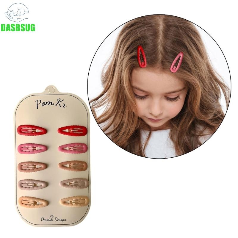 Dasbsug Gói 10 Cô Gái Kẹp Tóc Thời Trang Kẹp Tóc Đa Năng Trái Tim Ngôi Sao Tóc Barrettes Phụ Kiện Đa Năng Dễ Thương Ánh Sáng