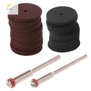Ppy 36 mảnh Đĩa cắt nhựa màu nâu Bánh mài tròn Đĩa chà nhám mài mòn 24mm cho dụng cụ quay