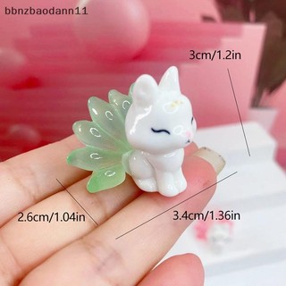 [BBNZDD] 1 Chiếc Cáo Chín Đuôi Dạ Quang Đồ Trang Trí Thủ Công Hình Thu Nhỏ Cáo Nhỏ Micro Phong Cảnh Trang Trí Nhà Cửa Phụ Kiện Quà Tặng BVAH