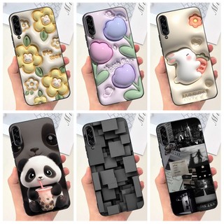 Ốp Lưng Samsung A90 5G SM-A908B SM-A908N Vỏ Chống Sốc Hình Thỏ Gấu Trúc Tulip Dễ Thương Ốp Lưng Điện Thoại Samsung A90 5G