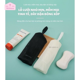 Lưới Tạo Bọt Sữa Tắm Có Lỗ Đựng Xà Phòng - Lưới Mịn, Bọt Dày