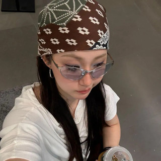 1 / 2 / 3 Mũ Hip Hop Cho Tiệc Chủ Đề | Bandana chắp vá kiểu Mỹ cổ điển, Khăn Polyester Unisex cho buổi hòa nhạc / Raves / Thời trang đường phố hàng ngày