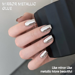XEIJAYI Gương Kim Loại Bạc Gel Móng Tay Mật Độ Cao Kéo Dòng Móc Cạnh Tranh Quang Trị Liệu Keo Móng Tay Nghệ Thuật Làm Móng Tay Cho Tiệm Móng Tay