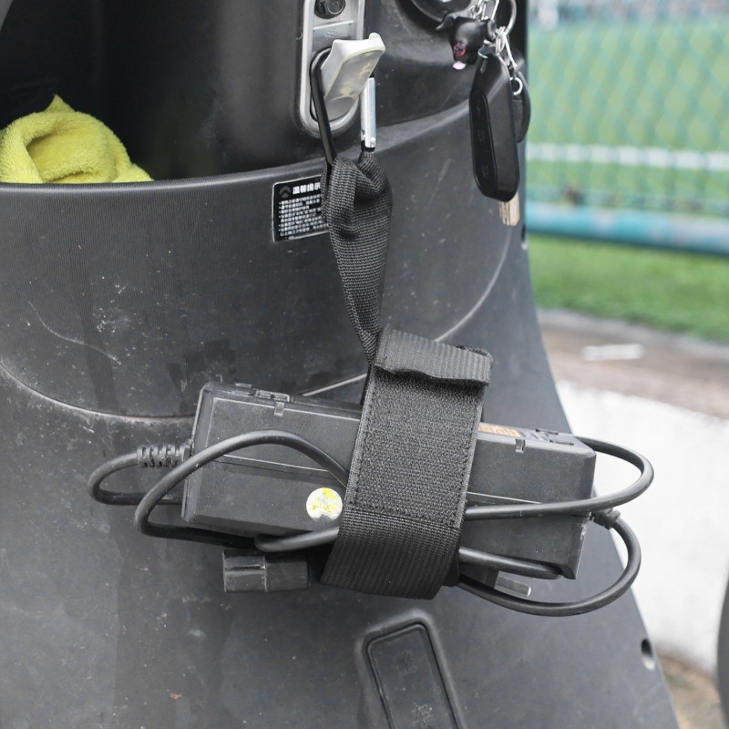 Móc Carabiner đa năng thực tế - Dây buộc cáp có thể điều chỉnh độ nhớt cao - Dây đeo lưu trữ ngoài trời bằng hợp kim nhôm