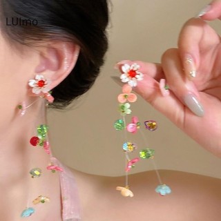 Bông tai thời trangLUImo màu sắc đa dạng, thiết kế độc đáo dopamine, phụ kiện hoàn hảo cho mùa hè