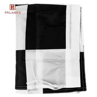 Cờ ca rô đen trắng 90x150cm biểu ngữ đua xe ngoài trời trong nhà e