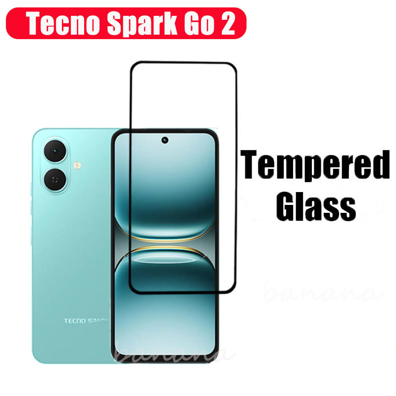Phim kính cường lực 3 TRONG 1 Tecno Spark Go 2 cho Tecno Spark Go 1s Go 2025 2024 2023 Spark 30C 30 Pro Kính bảo vệ màn hình toàn diện + Phim ống kính máy ảnh + Phim mặt sau