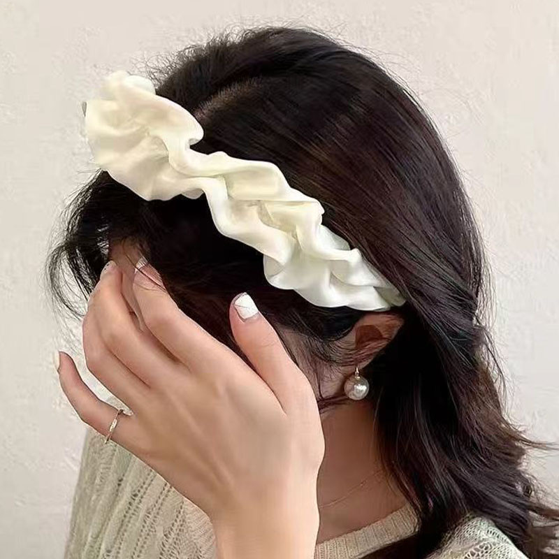Băng đô thiết kế thời trang cao và rộng, phụ kiện tóc đa năng