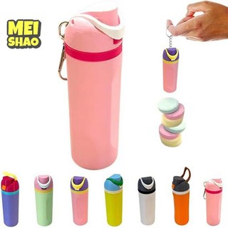 MeiShao Sáng Tạo Dễ Thương Chai Mặt Dây Chuyền 3d In Son Dưỡng Môi Giá Đỡ Chai Túi Trang Trí Thủ Công Quà Tặng Móc Khóa Xe Quà Tặng