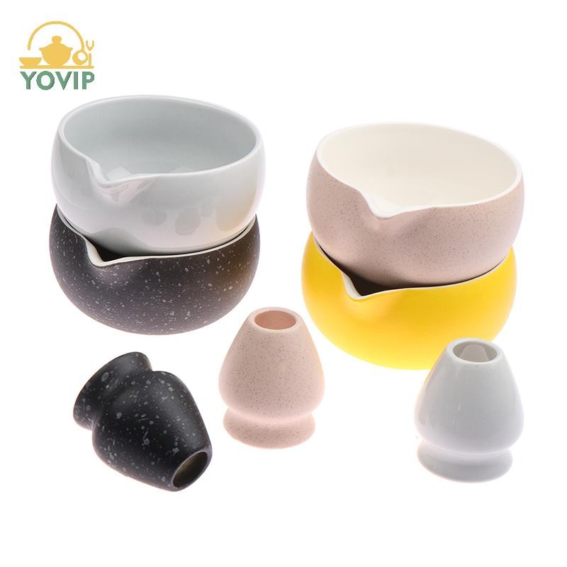 YOVIP Nhật Bản Matcha Teaware Gốm Lò Thay Đổi Hawkbill Matcha Bát Bàn Chải Trà Risotto Quà Tặng Cho Trà Người Yêu Văn Hóa VN