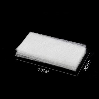 COZYNEST 50 Cái Dạng Bọc, Gel UV Làm Móng Tay Pháp Xây Dựng Lụa Sợi Thủy Tinh Nối Dài Móng Tay, Acrylic 8x4cm Giấy Sợi Thủy Tinh Không Dệt