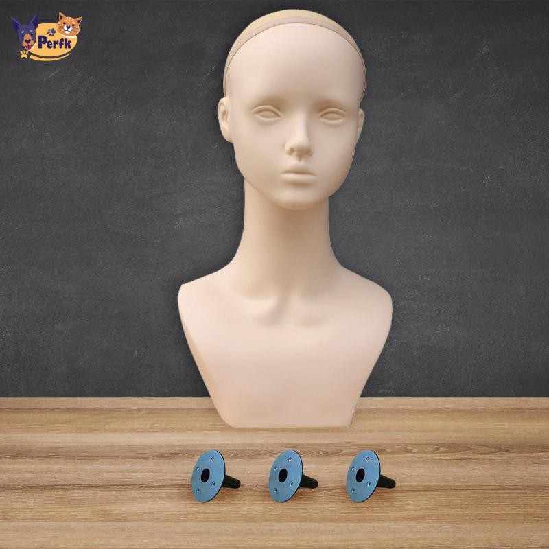 Đầu Mannequin Có Vai Nữ Đầu Giá Đỡ Sống Động Như Thật Tóc Giả Đầu Mannequin Cho Tóc Giả Trang Sức Trưng Bày Tiệm Cắt Tóc