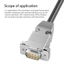 Treeling RS232 Kết Nối Cáp Với Thiết Bị Đầu Cuối DB9port Nam Nữ Cổng Nhựa Nhiều Chiều Dài Hoàn Hảo Cho Bộ Định Tuyến Swi