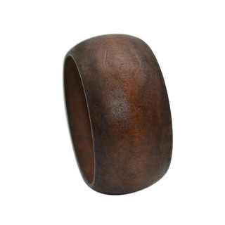 Lắc tay gỗ hình học MKYCO, thiết kế vintage dày rộng, món quà tặng đẹp mắt