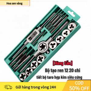 【24H】Bộ tạo ren 20 chi 40 chi tiết bộ taro hợp kim siêu cứng taro ren ngoài