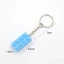 Móc chìa khóa gạch SMILE, Đồ chơi giáo dục Móc khóa gạch DIY đầy màu sắc, Đồ chơi xây dựng vui nhộn Đồ chơi khối xây dựng